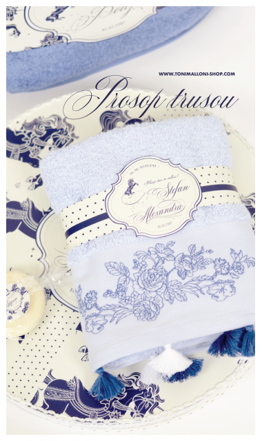 Trusou de botez brodat pentru baiati elegant cu unicorni, Butter Horse 12